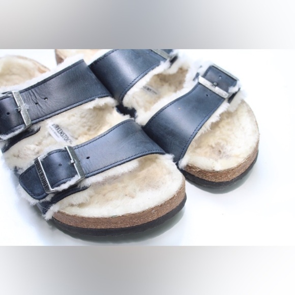 Birkenstock Arizona Shearling sandals - Picture 3 of 16